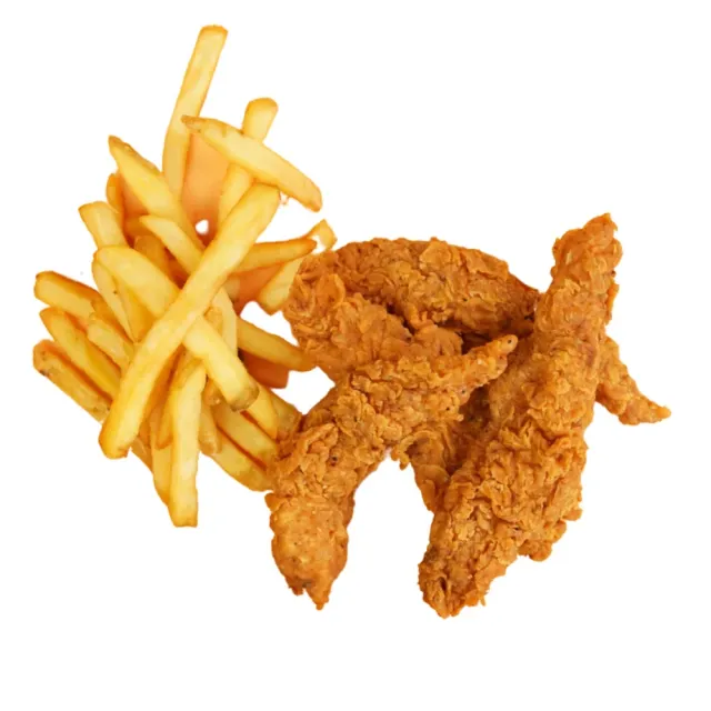 Chicken Strips (4pcs) With Chips