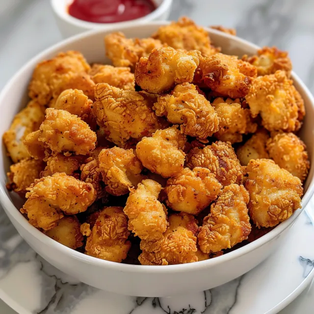 Portion Of Popcorn Chicken