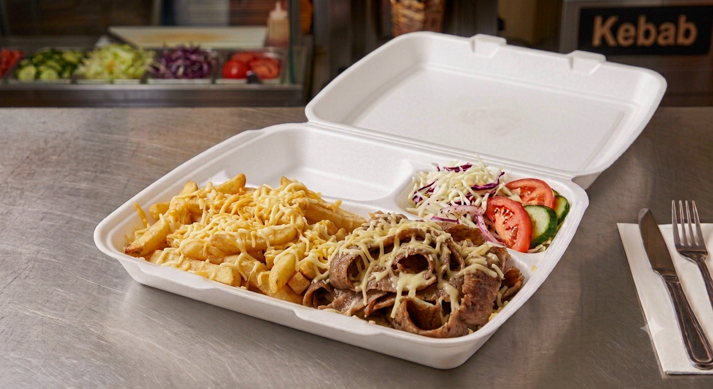 Doner Meat & Chips With Cheese