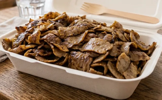 Box Of Doner Meat