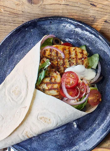 Halloumi Cheese Wrap